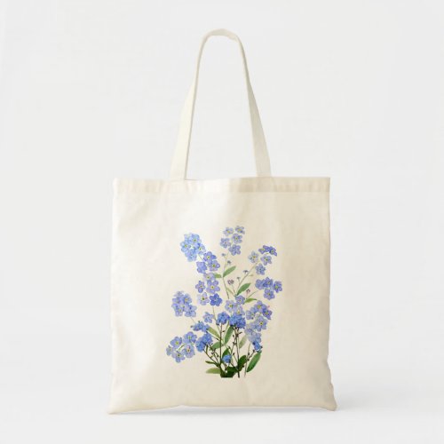 Blue forget me not 2024 tote bag