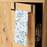 Blue Forget Me Not Flower Kitchen Towel<br><div class="desc">Blue floral kitchen towel</div>