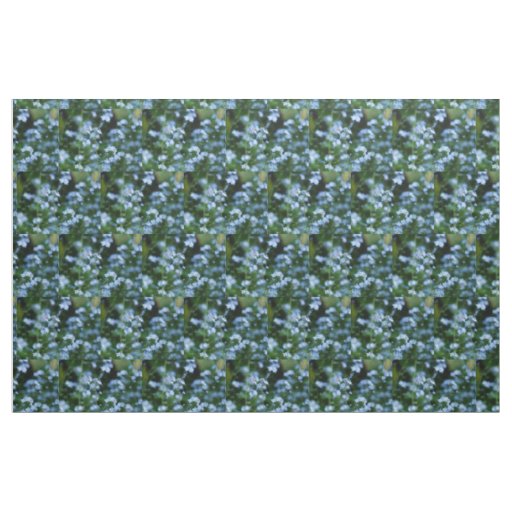 Blue Forget-me-Nots Fabric