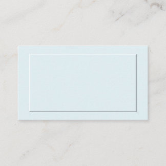 Blue Formal Place Cards