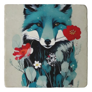 Blue Fox Trivet