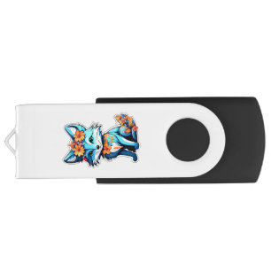 Blue Fox USB Flash Drives