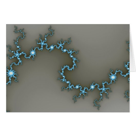 Blue - Fractal Card (Front Horizontal)