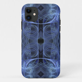 Blue Fractal iPhone 5 Case-Mate Barely There 11 Case