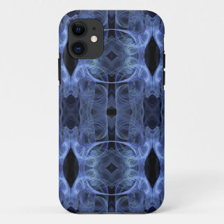 Blue Fractal iPhone 5 Custom Case-Mate ID 11 Case