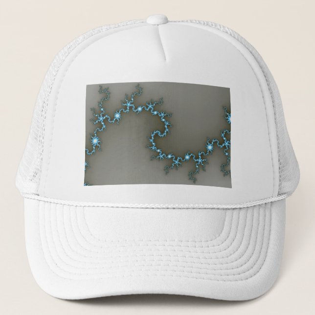 Blue - Fractal Trucker Hat (Front)