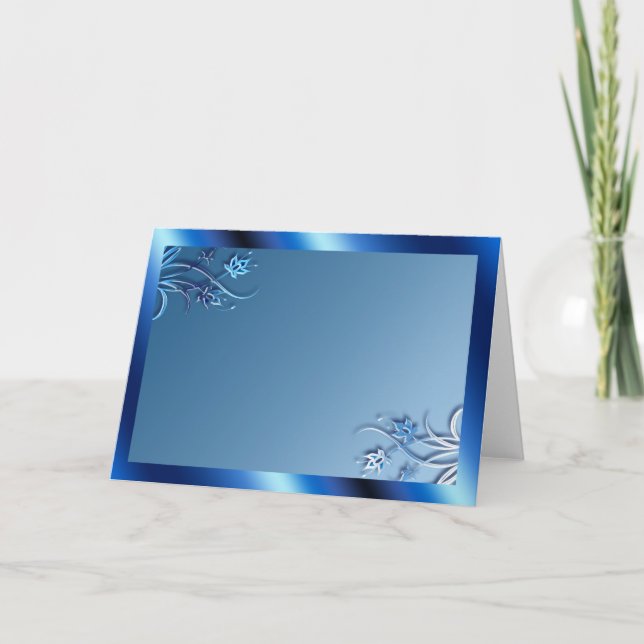 Blue Frame (landscape) Card (Front)