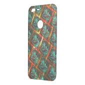 Blue 'framed eyes', square, scratch or red grating uncommon google pixel XL case (Back/Left)