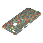 Blue 'framed eyes', square, scratch or red grating uncommon google pixel XL case (Top)