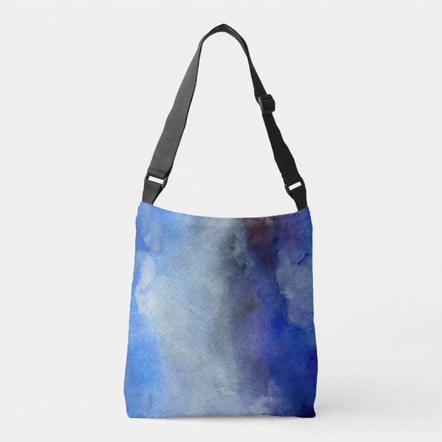 Blue Freedom  All-Over-Print Cross Body Bag (Front)