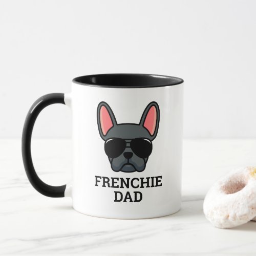 Blue French Bulldog Frenchie Dog Dad Mug