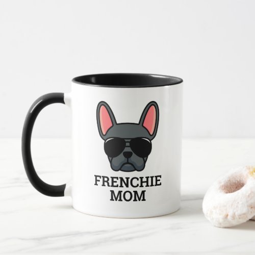 Blue French Bulldog Frenchie Dog Mom Mug