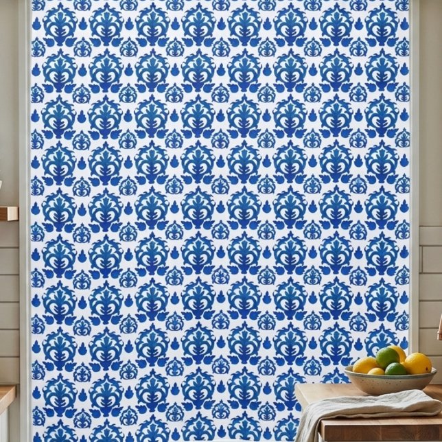 Blue French Toile Pattern Blackout Curtains (Creator Uploaded)