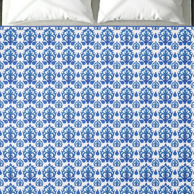 Blue French Toile Pattern Duvet Cover (Creator Uploaded)