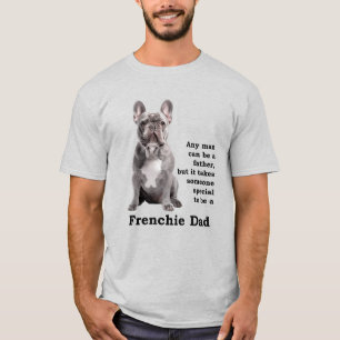 Blue Frenchie Dad T-Shirt