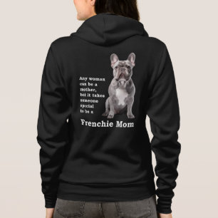 Blue Frenchie Mom Hoodie