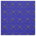 Blue Frill Neck Lizard Pattern, Fabric