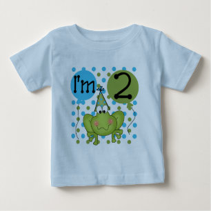 Blue Frog 2nd Birthday Tshirts and Gifts