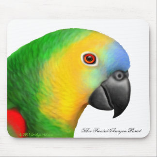 Blue Fronted Parrot Office Products Supplies Zazzle Blue Fronted Parrot Mousepad