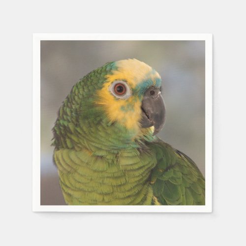 Blue_fronted amazon parrot paper napkins