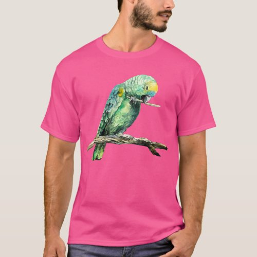 Blue fronted amazon parrot T_Shirt