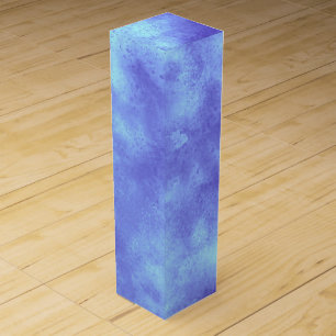 Blue Frost Cloud Effect Wine Gift Box