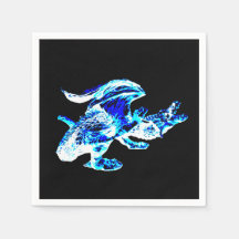 Blue Frost Ice Dragon Mythical Creature 50 x