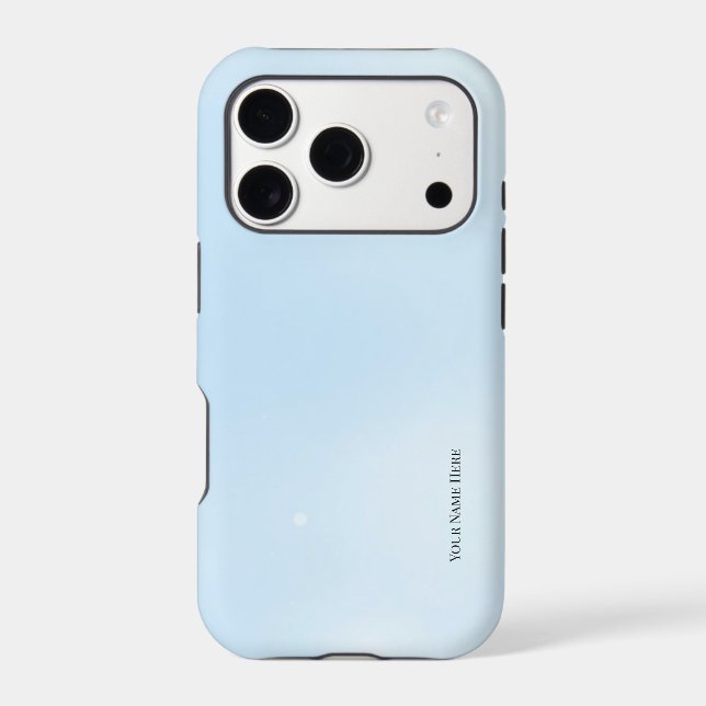 Blue Frost Shimmer Design Case-Mate iPhone Case (Back)