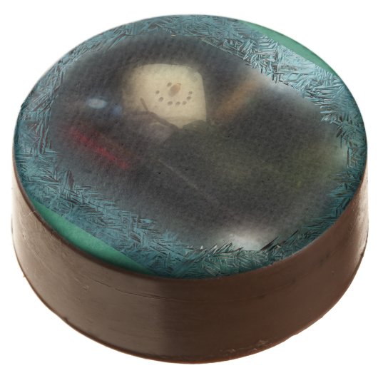 Blue Frosty Window S'mores Camper Chocolate Covered Oreo (Angled)