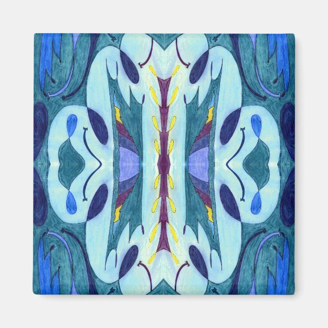 Blue Fumes Magnet (Front)