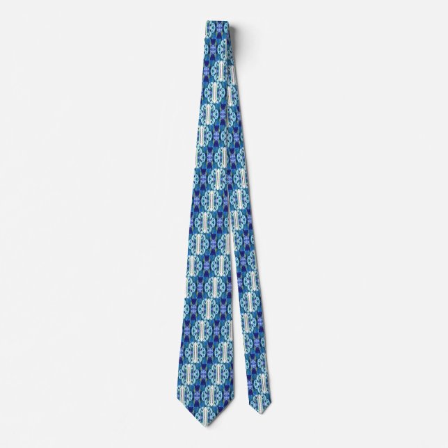 Blue Fumes Neck Tie (Front)