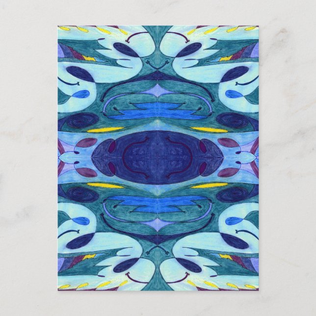 Blue Fumes Postcard (Front)