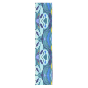 Blue Fumes Short Table Runner