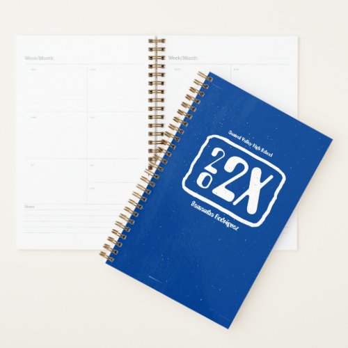 Blue Funky Class Year Planner