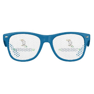 Blue Funny Cockatiel Lover's Kids Sunglasses