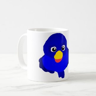 Blue Funny Coffee Mug