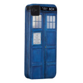 Blue Funny Phone Booth Call Box Case-Mate iPhone Case (Back/Right)