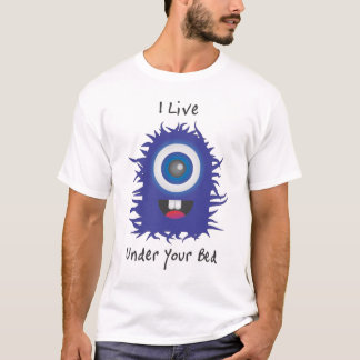 Blue Furry Monster T-Shirt