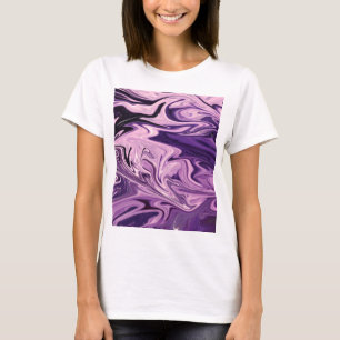 Blue galaxy art pattern T-Shirt