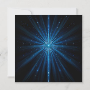 Blue Galaxy Continuum Cosmic Star Birth Blue Black Invitation