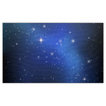 Blue galaxy fabric