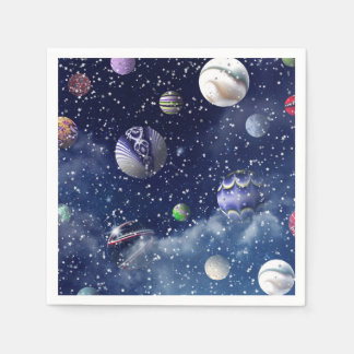 Blue Galaxy  Napkins