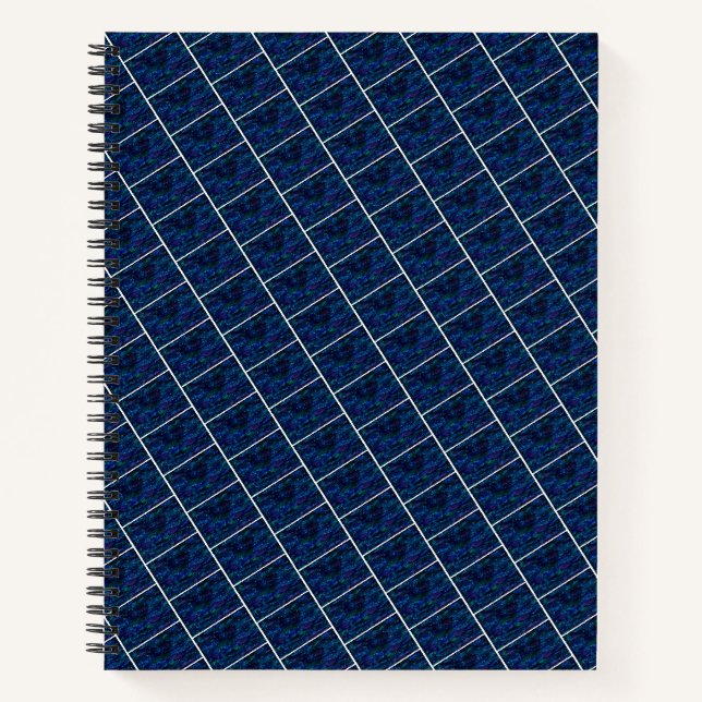 Blue Galaxy Notebook (Front)