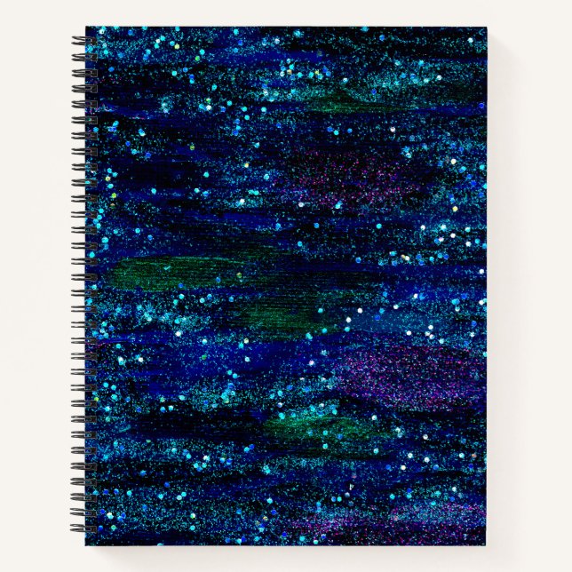 Blue Galaxy Notebook (Front)