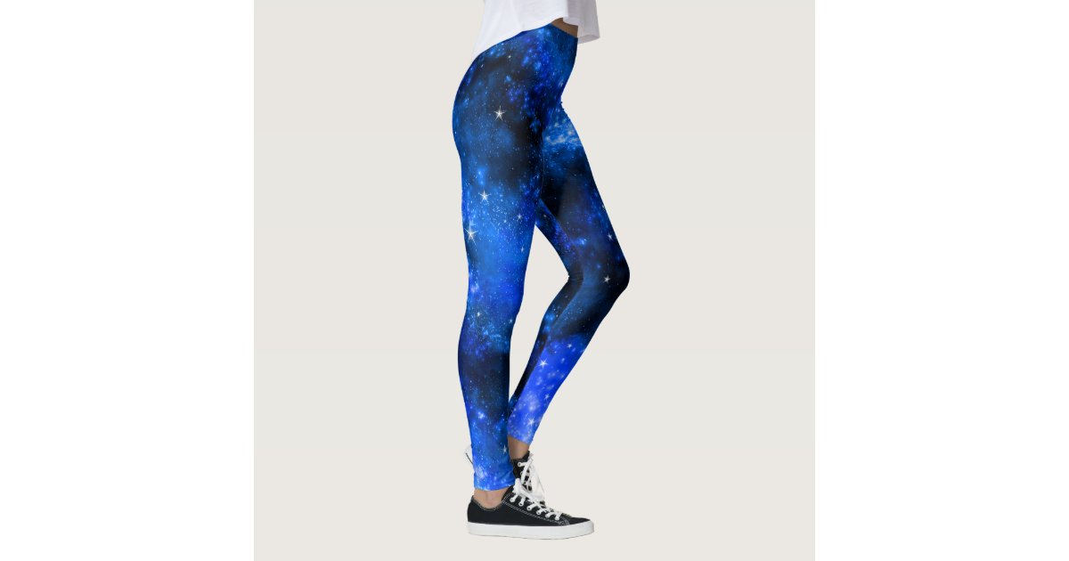 Blue Galaxy Leggings