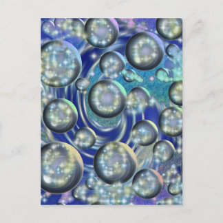 Blue Galaxy Postcard