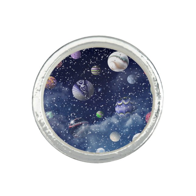 Blue Galaxy Ring (Front)