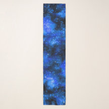 Blue Galaxy Space Nebula