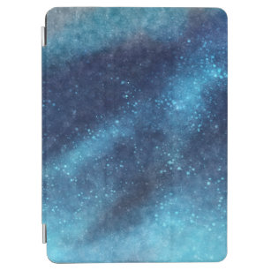 Blue Galaxy Sparkle Abstract iPad Air Cover