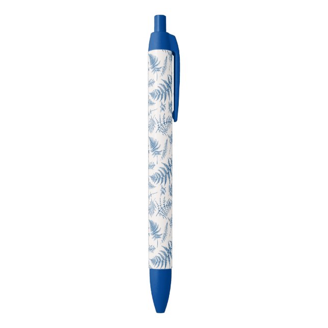 Blue Garden Butterfly & Floral Garden Pattern Pen (Bottom (Vertical))